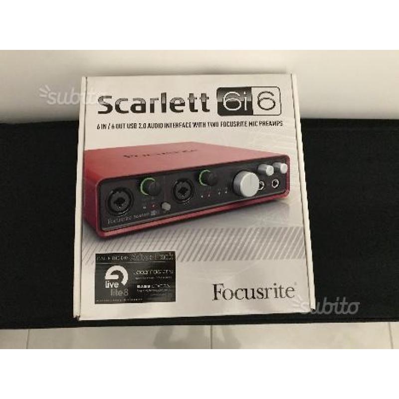 Scheda audio Focusrite Scarlett 6i6
