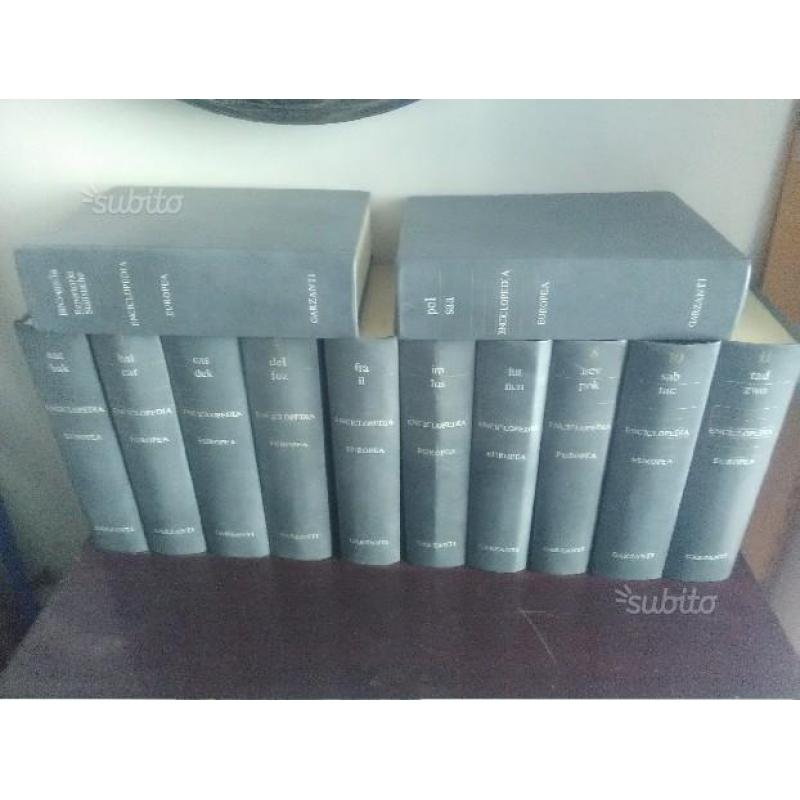 Enciclopedia Europea Garzanti 12 volumi