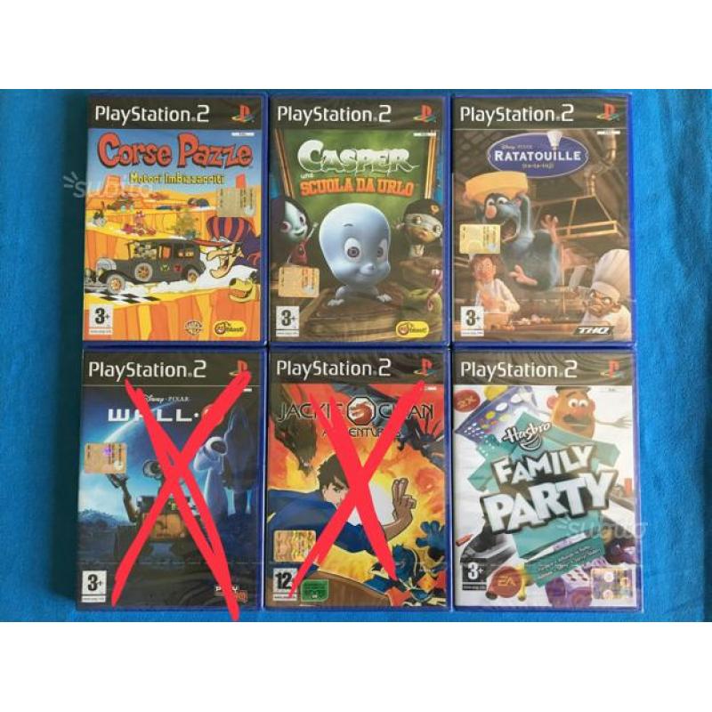 Giochi Originali, Sigillati per Playstation2, PS2